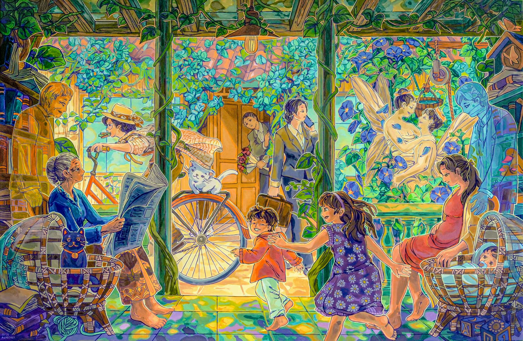 From Roots to Branches, and the Perpetual Cycle of Life